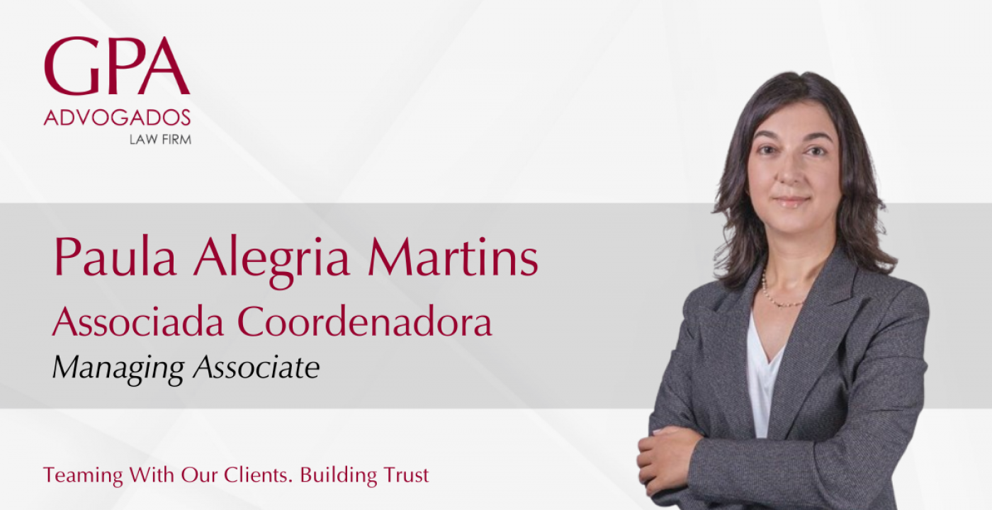 Paula Alegria Martins new Managing Associate 