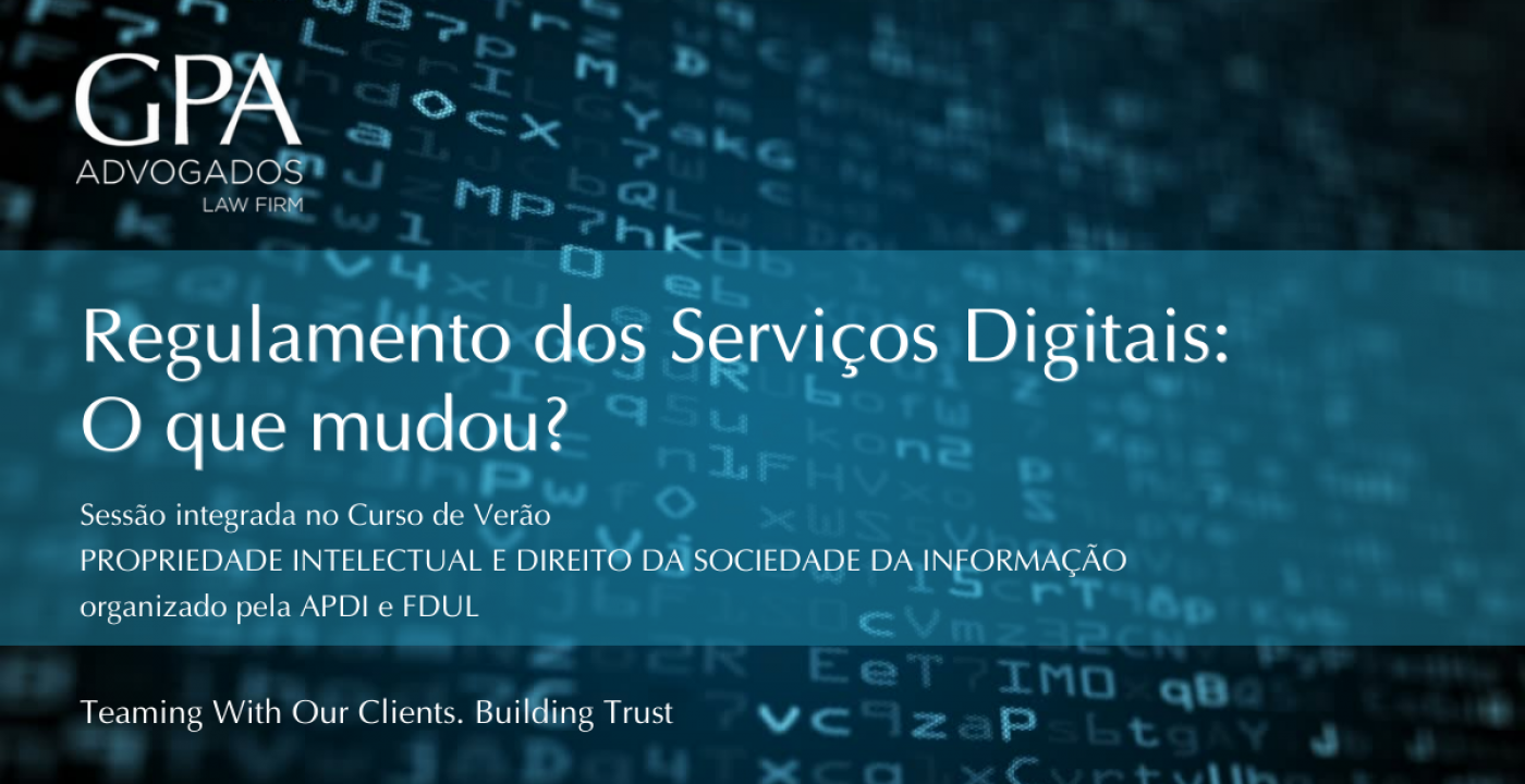 Francisco Rodrigues Rocha lectures on the Digital Services Act