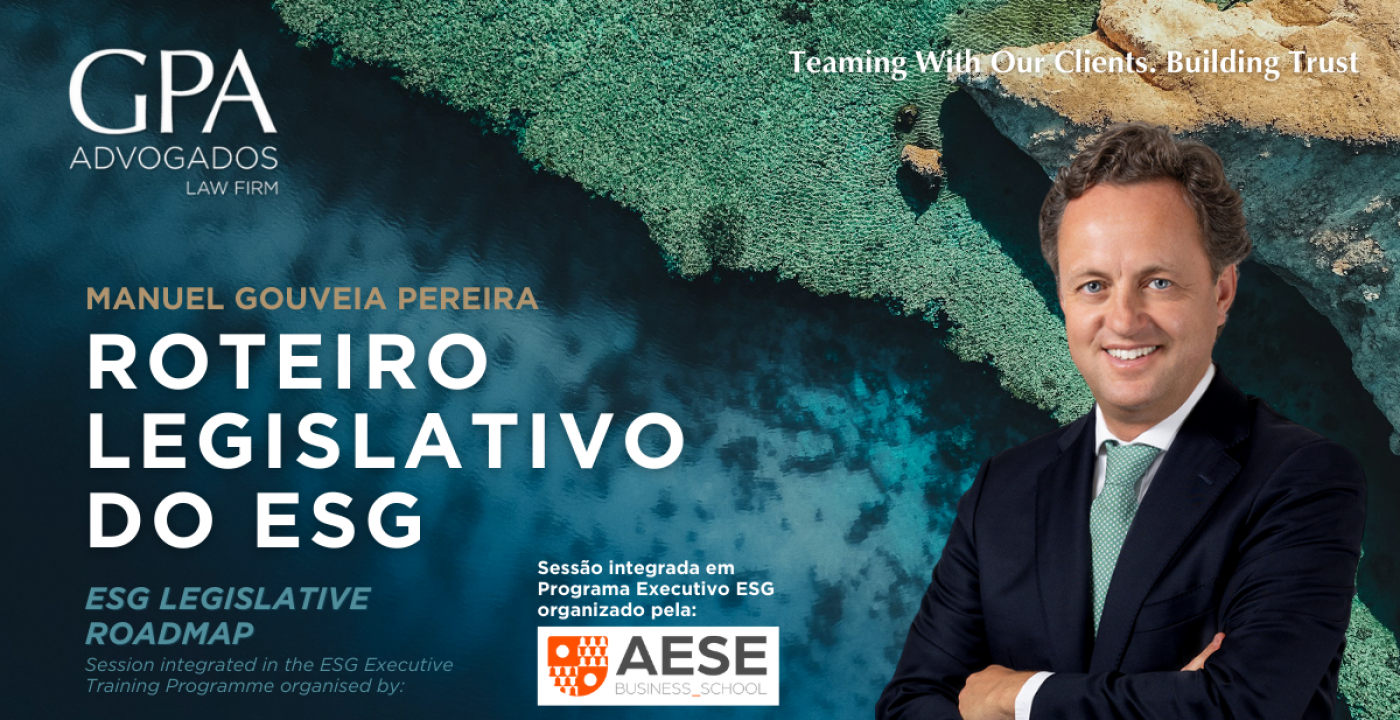 Manuel Gouveia Pereira guest speaker at AESE Business School to take part in an ESG executive training programme