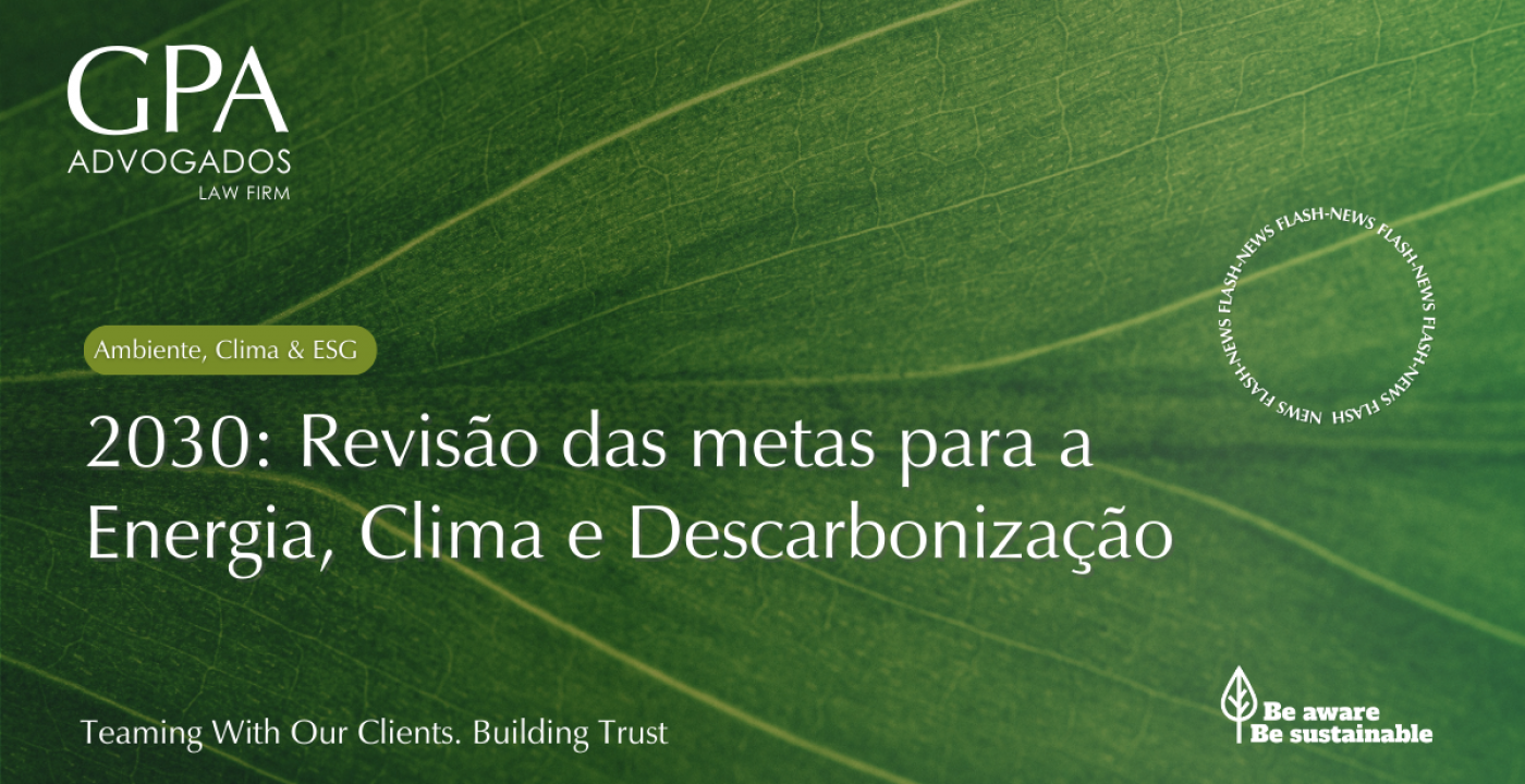 2030: Revisão das metas para Energia, Clima e Descarbonização